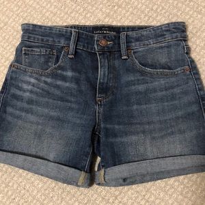Lucky Brand Rolled Denim Shorts
